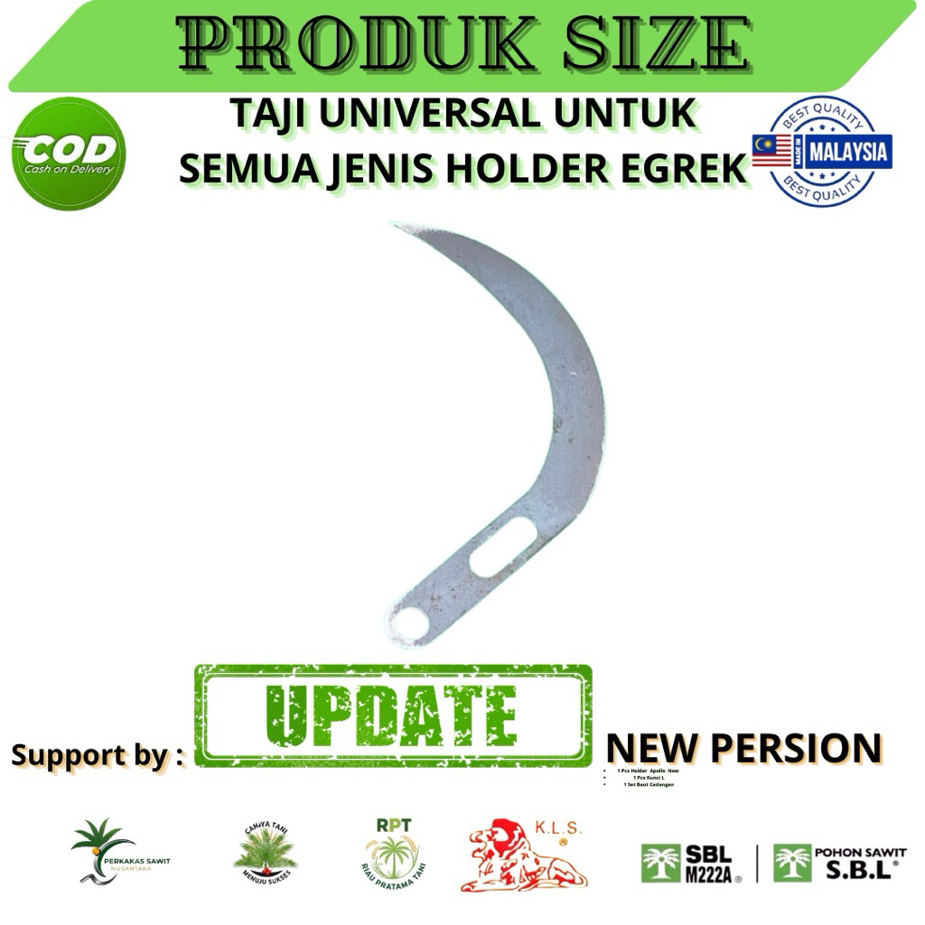 Taji Egrek Lengkap dengan baut, Taji egrek Universal Bisa semua Jenis Egrek Lengkap dengan baut