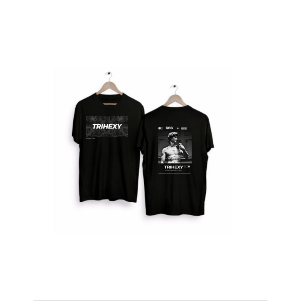 trihexy kaos pria simple elegan