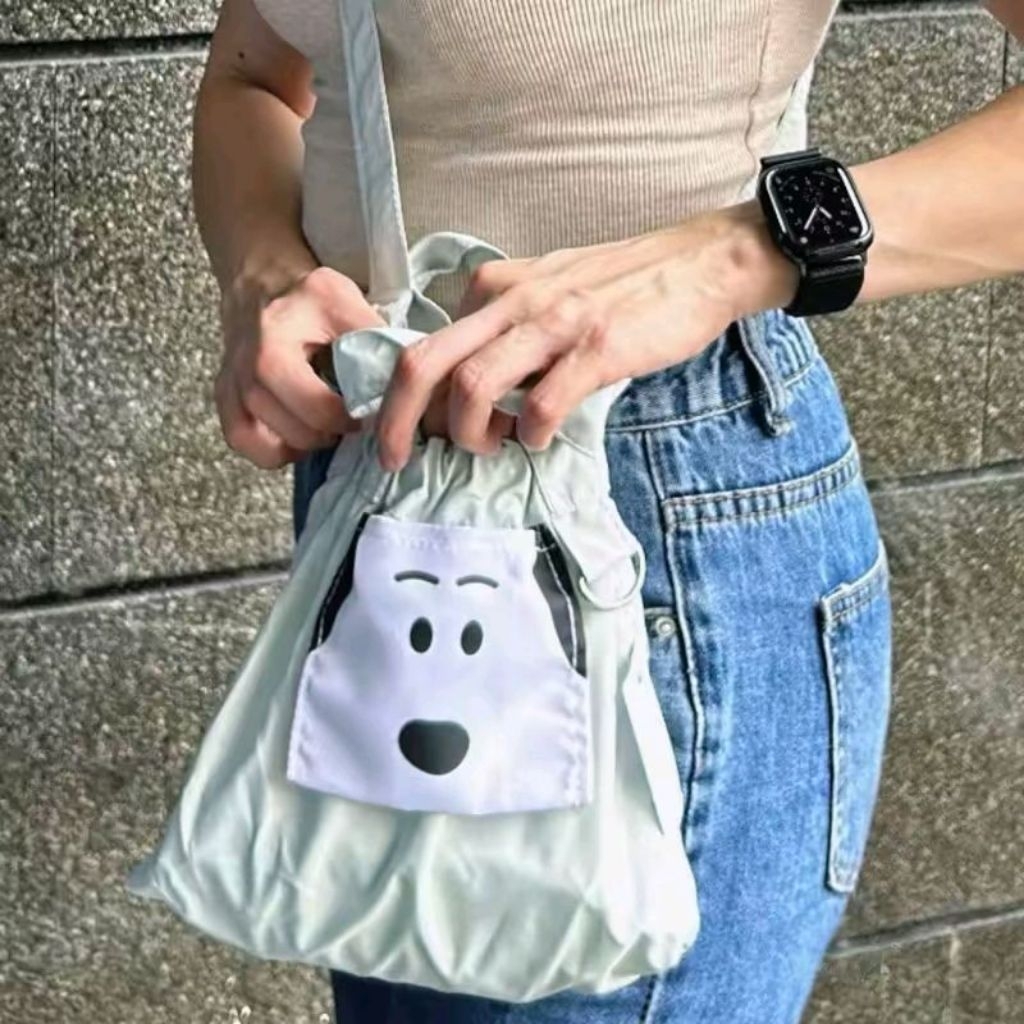 Snoopy Peanuts Dumpling Bag Tas Snoopy Selempang Bahu Peanuts Ready New