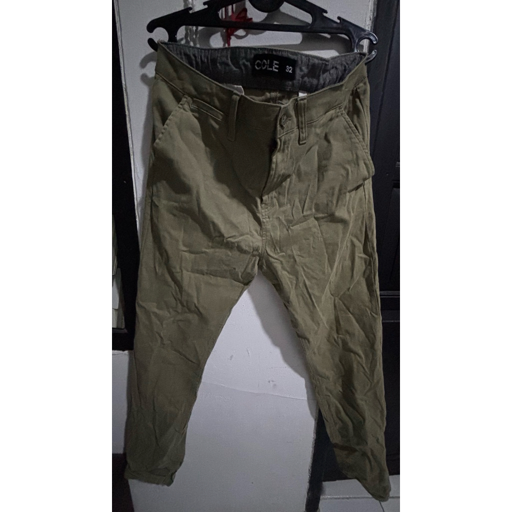 Cole Celana Chino Pria Army