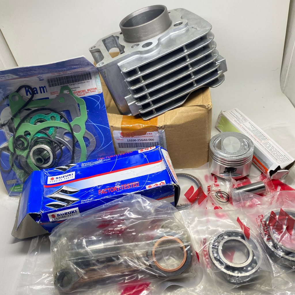 PAKET Blok Seher + Topset + Stang Seher + Bearing SUZUKI Shogun 125 R / Blok Shogun 125 FD / Blok Sh