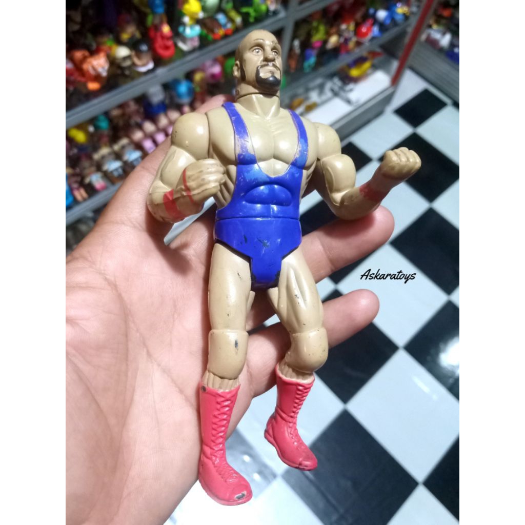 WWE Smackdown TAZ Action Figure (Preloved) Tinggi 15cm