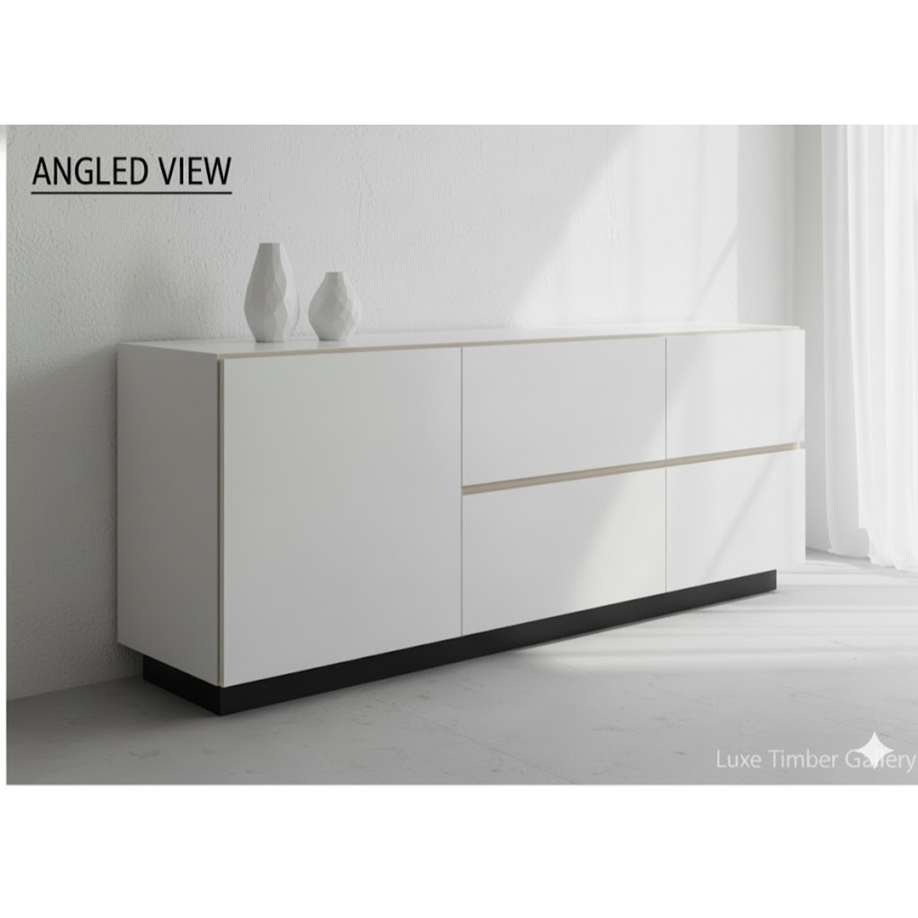 Meja TV  Meter Buffed Panjang  150X40X70 120X40X70 ) Plywood Multiplex Solid Meja TV Mewah Custom