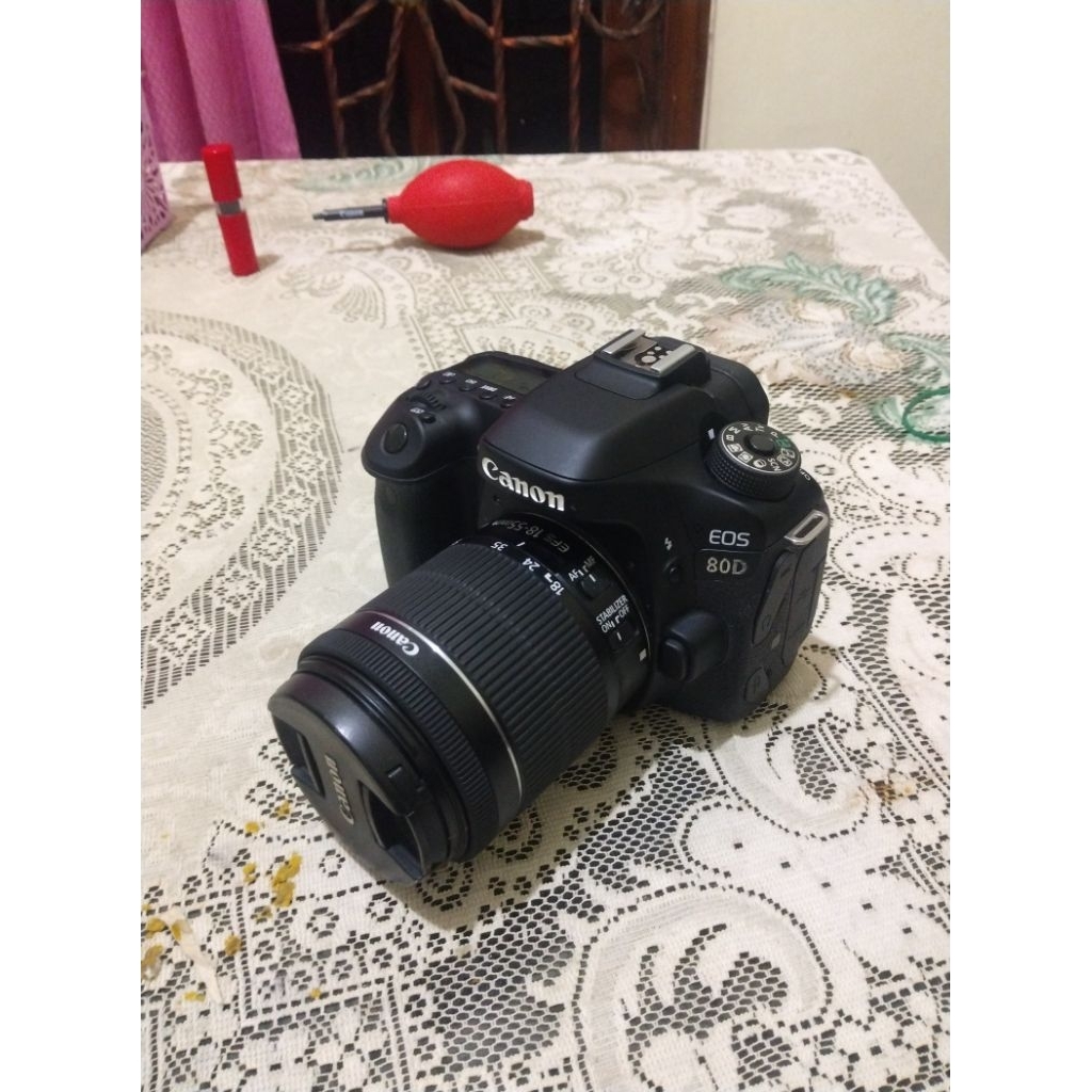 CANON EOS 80D DENGAN 2 LENSA Second like NEW SIAP PAKAI KONDISI NORMAL