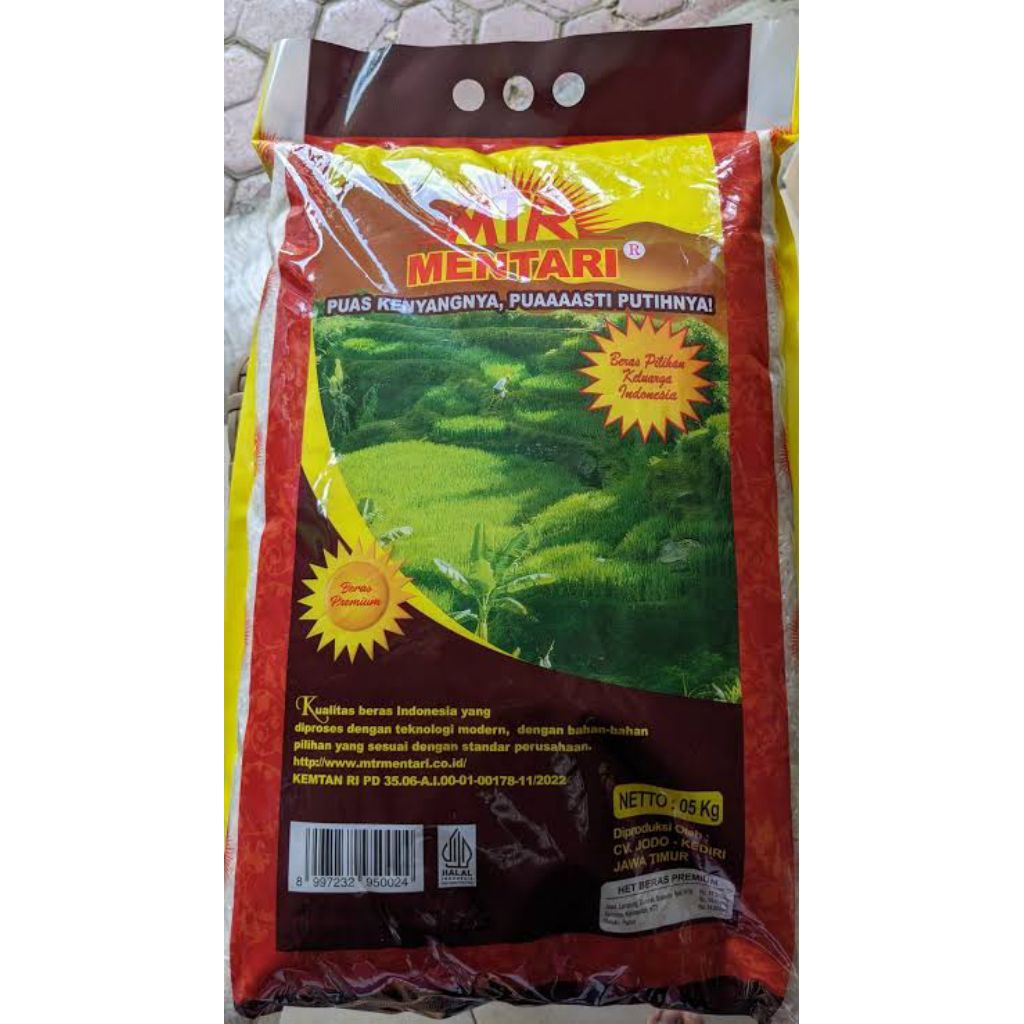 SIBRAYA Mart | Beras Mentari 5 Kg | Beras Premium Mentari 5 Kg