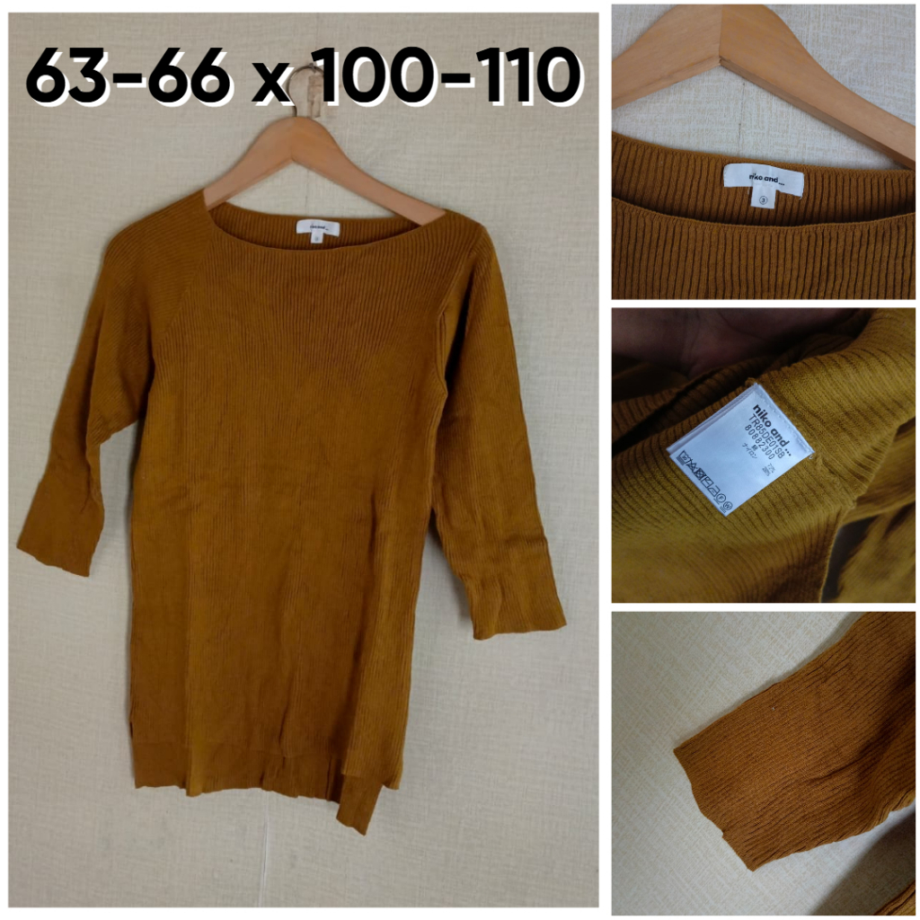 Atasan Lidi Niko And... Olive Size M Wanita Knit KL247