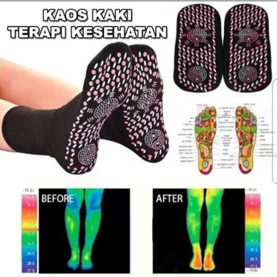 Tourmaline Lymphvity Kaos Kaki Terapi Kaos Kaki Magnet Terapi