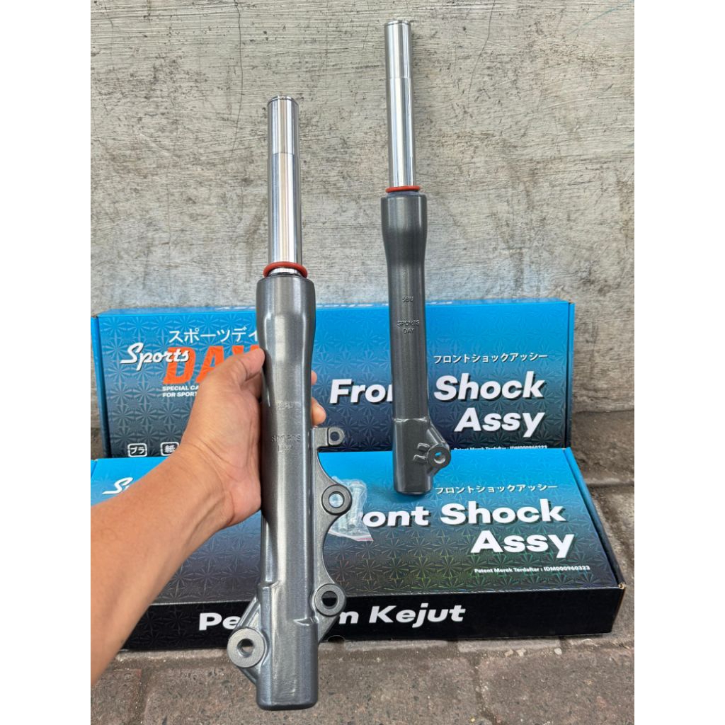 shock depan 125 z FIZR bisa juga ke matic Honda cmn bubut aja sports day