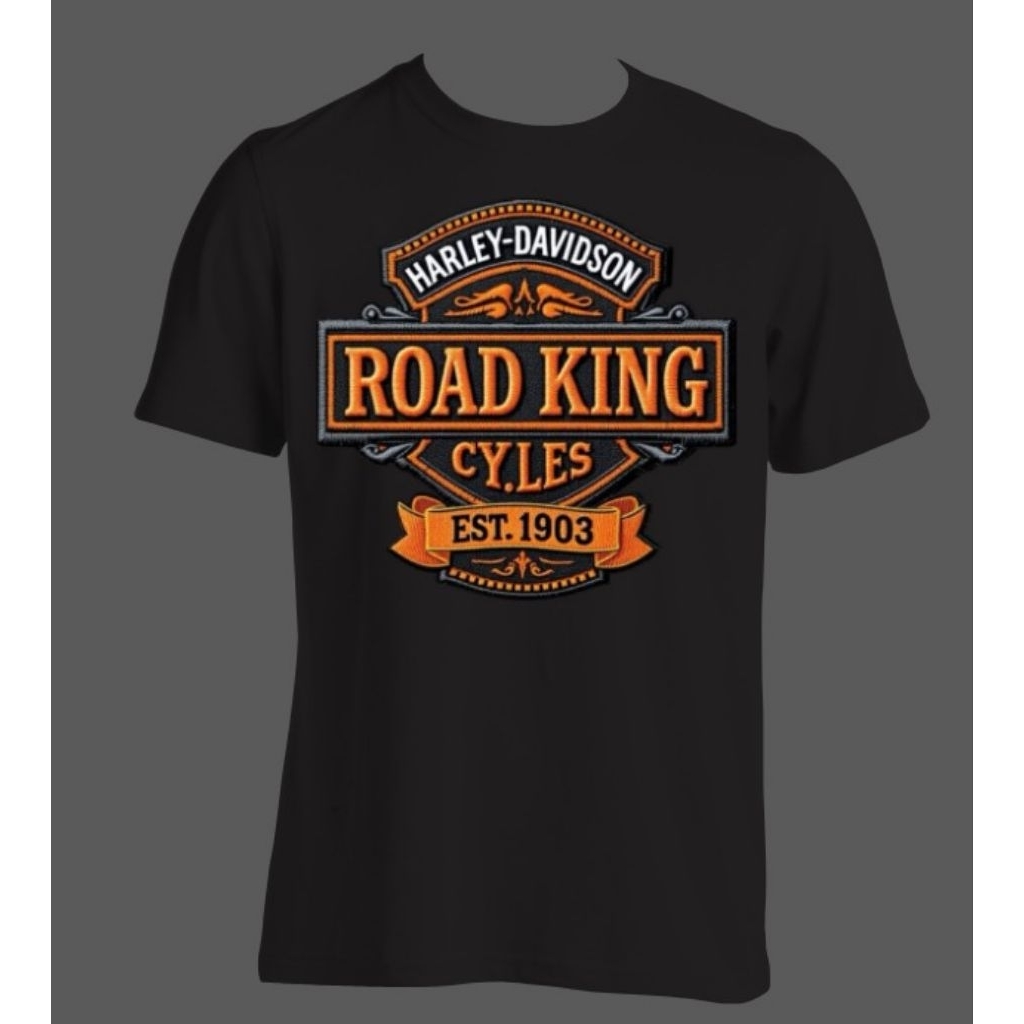 Kaos Harley Davidson Kaos T-shirt Pria Wanita Unisex