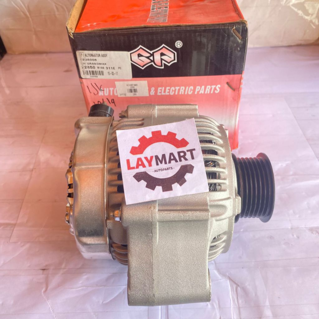 ALTERNATOR ASSY untuk mobil  GRANDMAX/APV TYPE 12V 80A merk GP