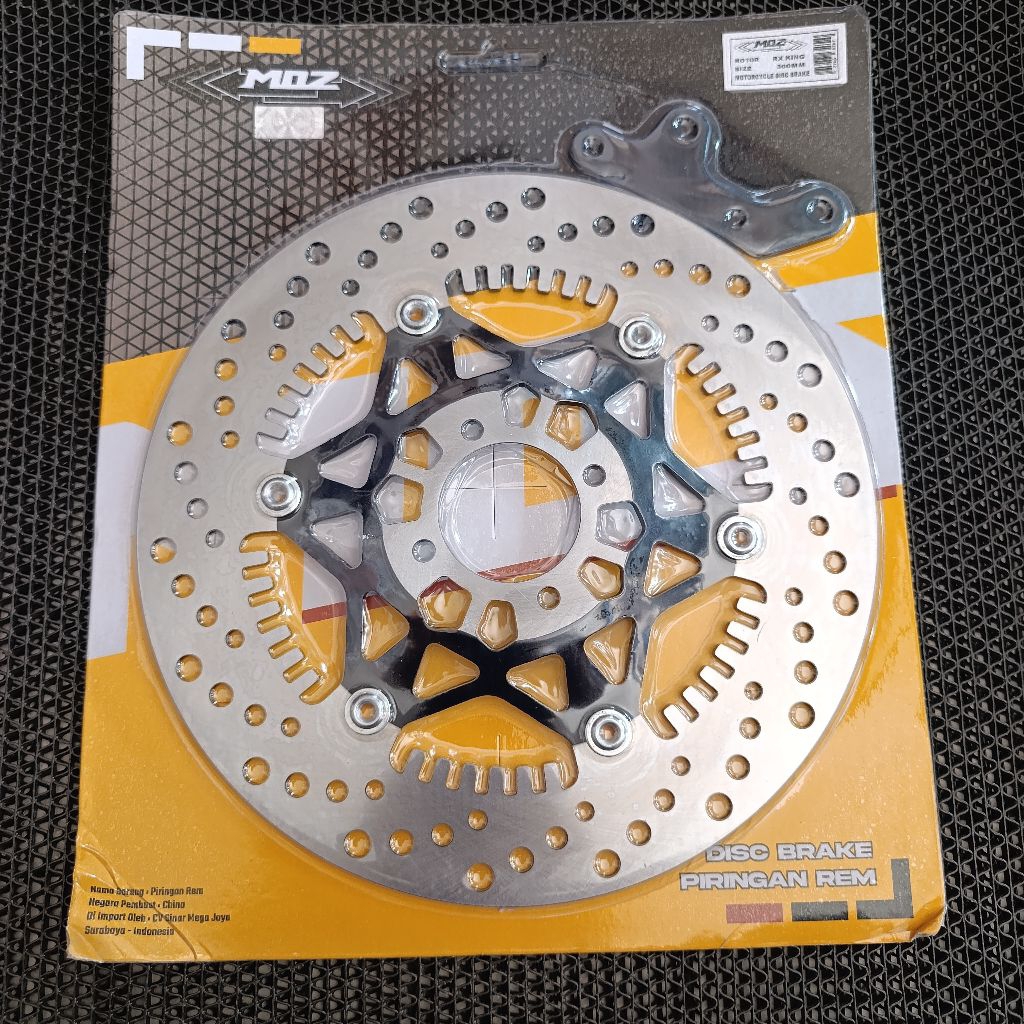 DISC PIRINGAN CAKRAM DEPAN MOZ UKURAN 300MM PNP RX KING NEW RX KING MASTER RX KING PEREDAM