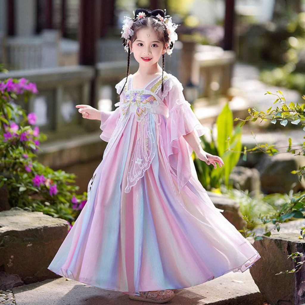 [VIANNA] DRESS IMLEK HANFU CHEONGSAM ANAK