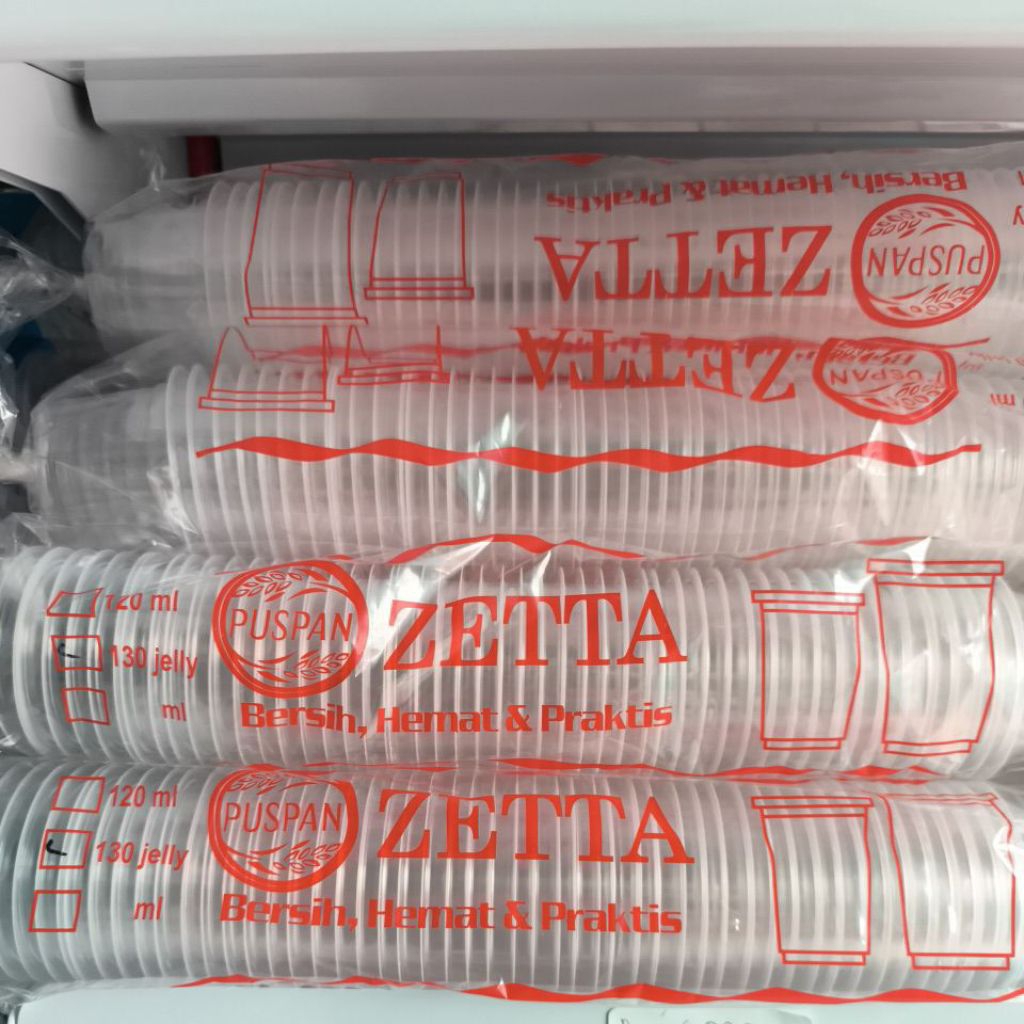 Cup Pudding 130ml Jelly Puspan 50 pcs