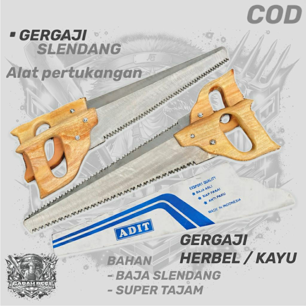 GERGAJI baja slendang super tajam / Gergaji herbel / Gergaji kayu berkuwalitas