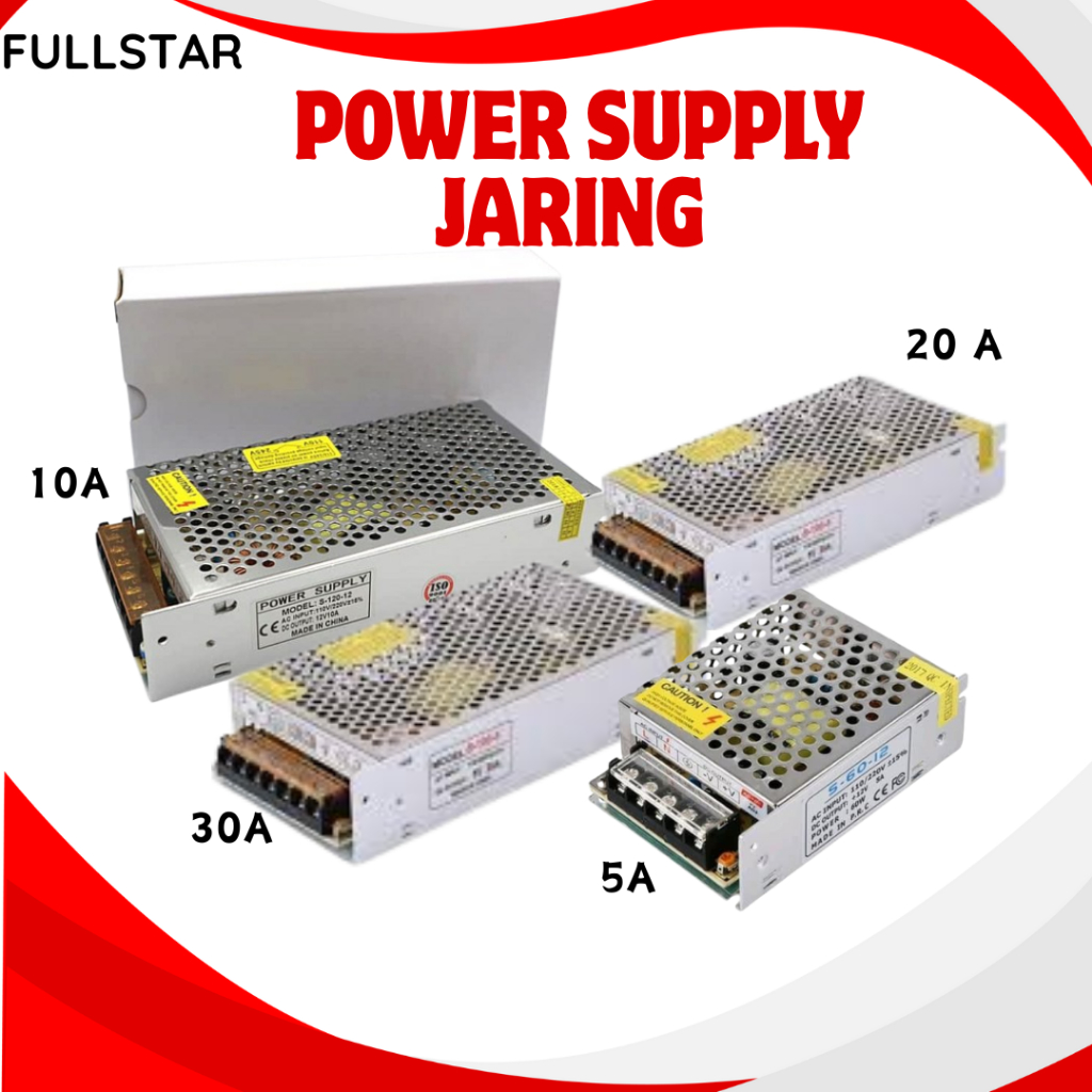 Power Supply 10a 20a 30a Power  Supply Jaring power Supply Jaring power supply Murah