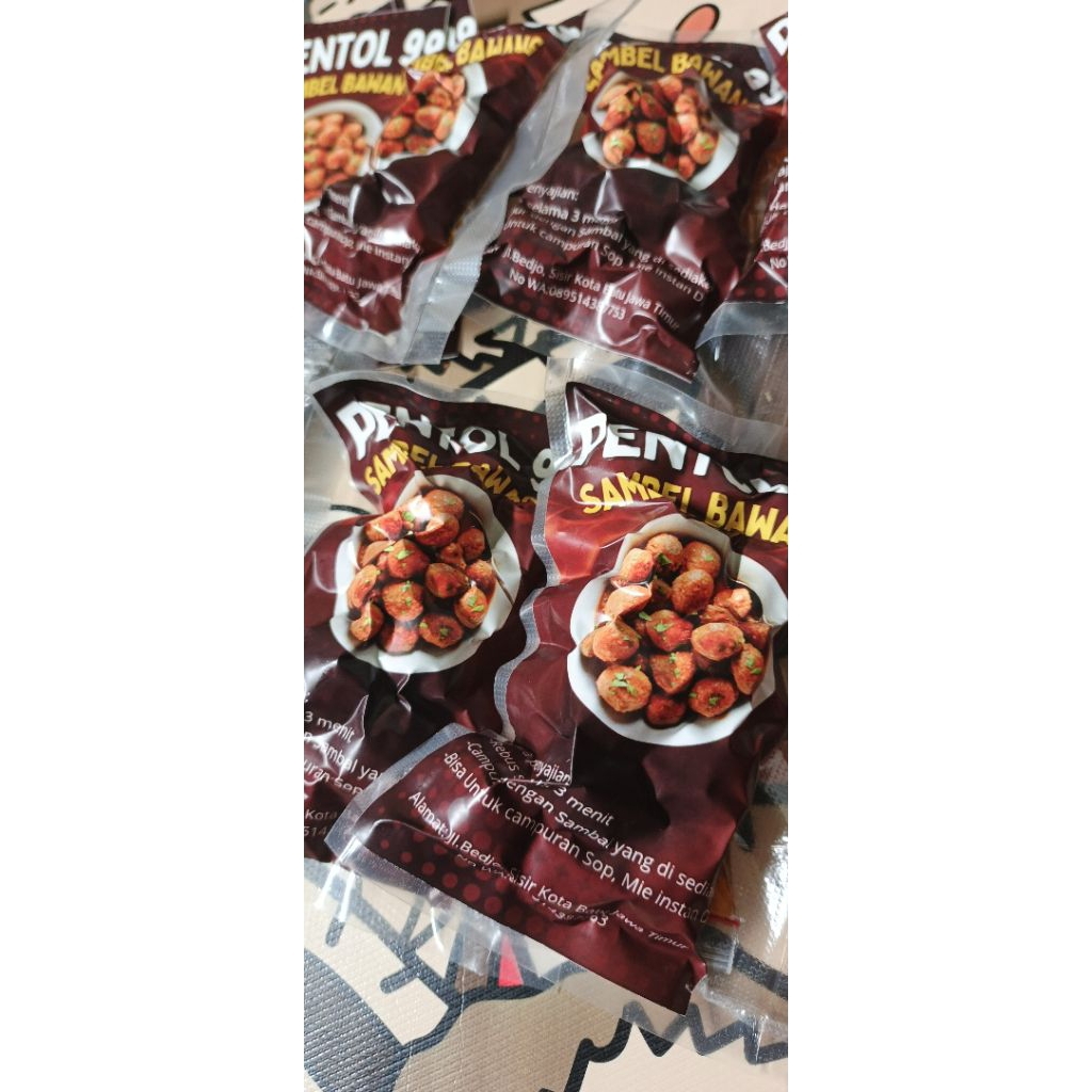 PENTOL MERCON/SAMBAL SAMBAL BAWANG SUPER PEDAS
