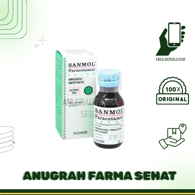 SANMOL SYRUP  60 ML PENURUN DEMAM ANAK