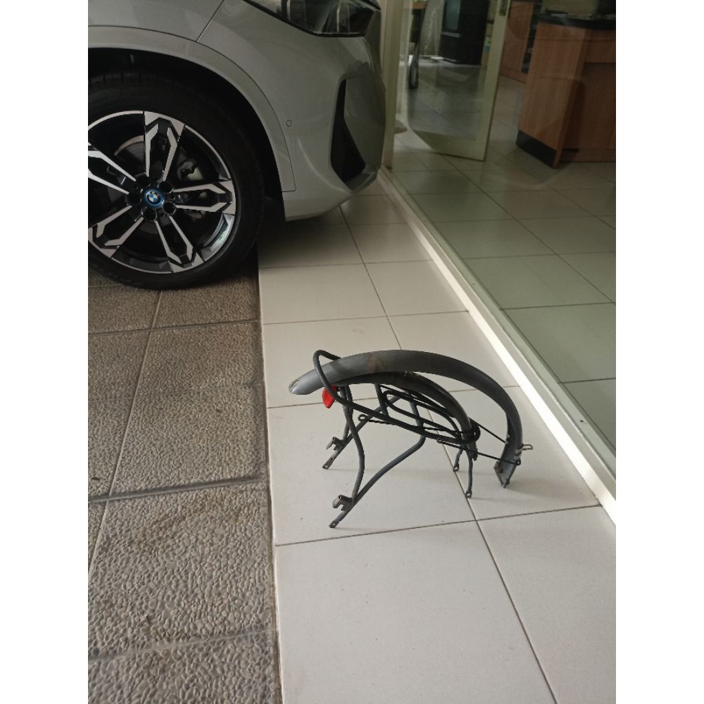 spakbor+boncengan sepeda lipat 20 ori cabutan foldx viking bahan plastik