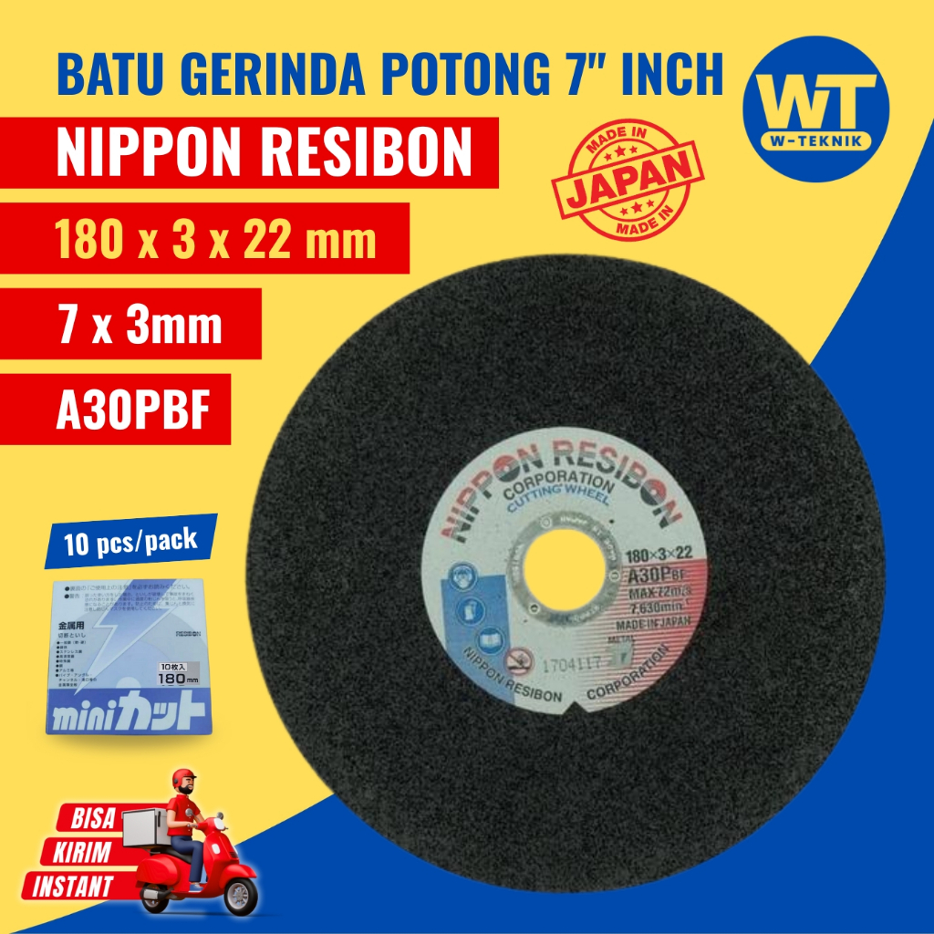 Nippon Resibon Batu Gerinda 7'' Inch