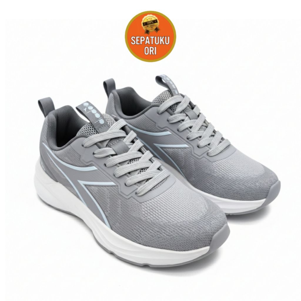 SEPATU WANITA (36/22cm) DIADORA MAROKO (F) WOMENS GREY NEW ORI BNIB