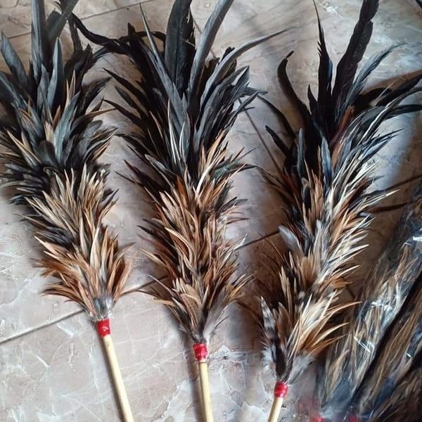 Diamond Kemoceng Bulu Ayam Hitam Kecil @10/200pc #