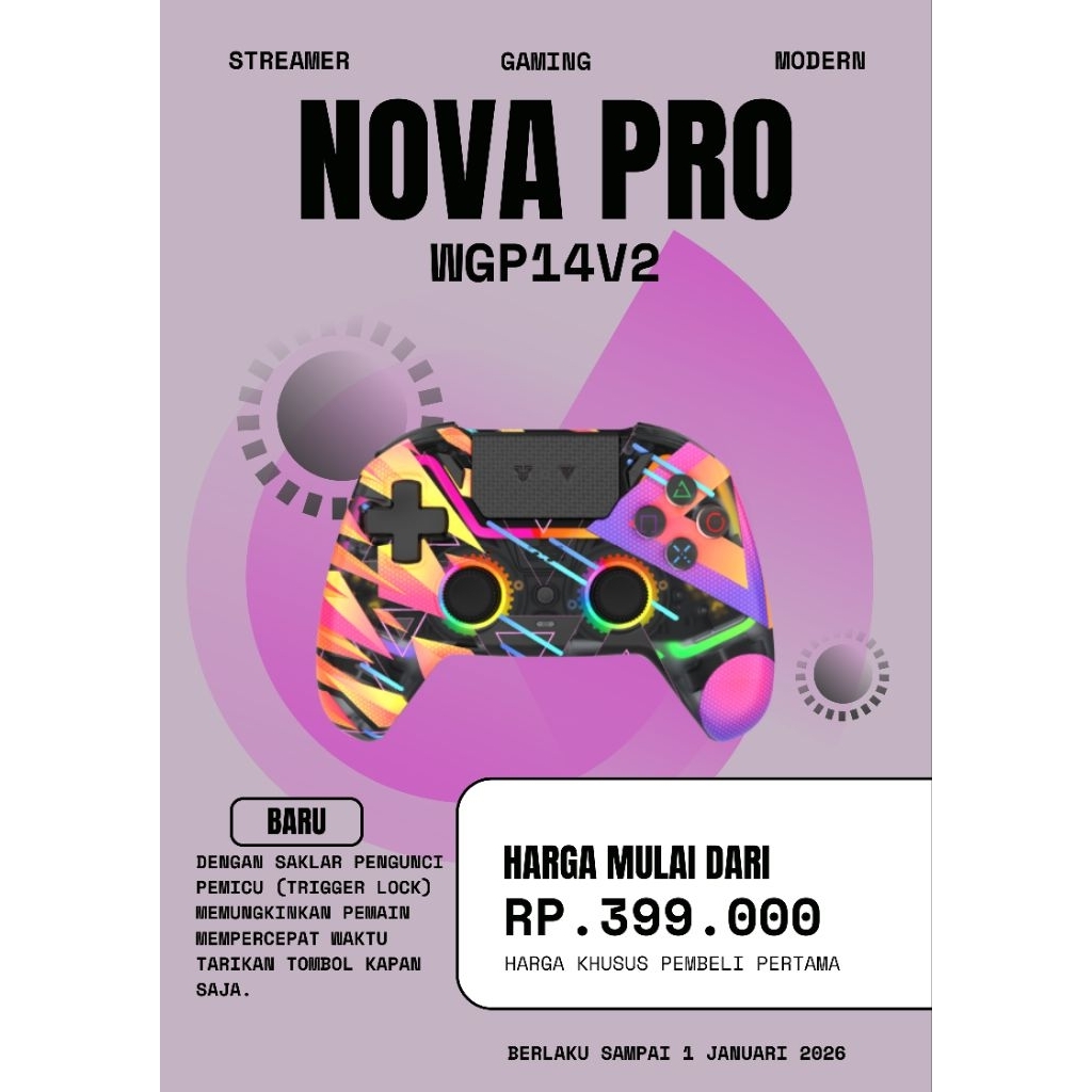 Gamepad Nova Pro WGP14V2 l
