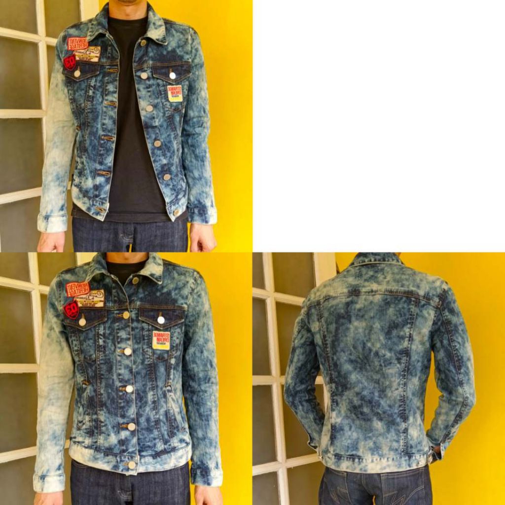 Jaket Jeans Denim Tye Dye HUM