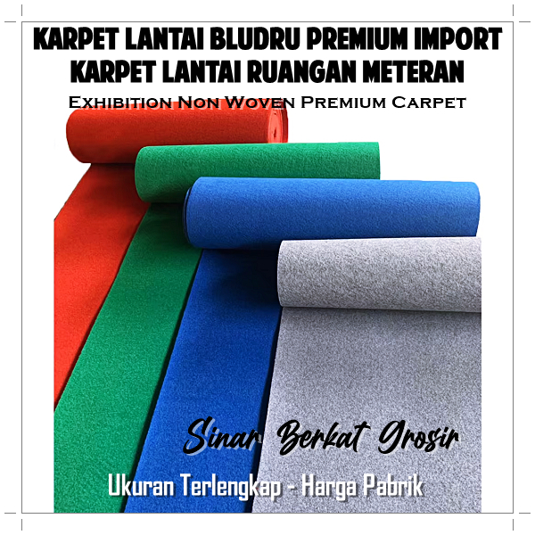 Keset Karpet Lantai Bludru Anti Slip Meteran / Karpet Lantai Rumah Hotel Ballroom Panggung / Karpet 