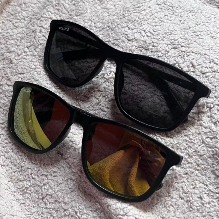 Kacamata Frame kotak Anti UV Fashion Modis Gaya Kekinian Gagang kecil