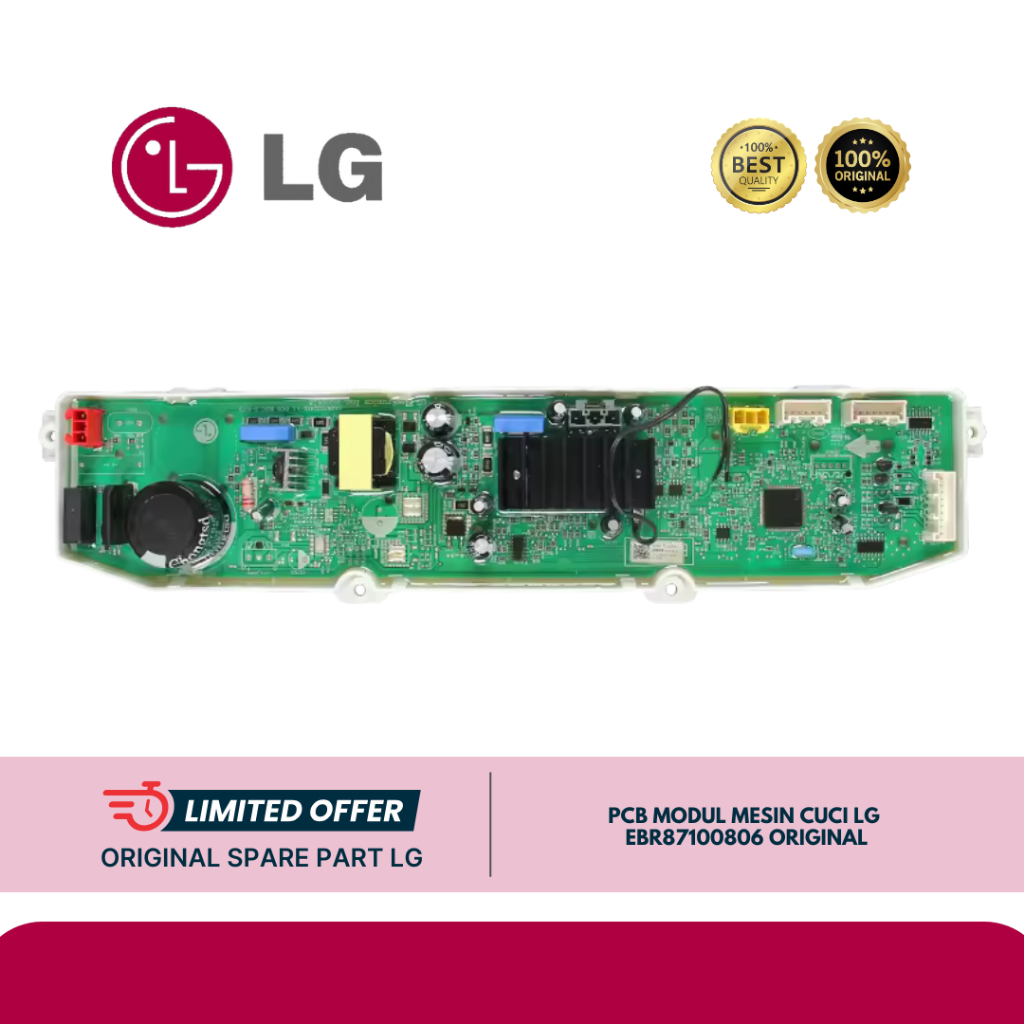 PCB MODUL MESIN CUCI LG EBR87100806 T2185VS2M ORIGINAL