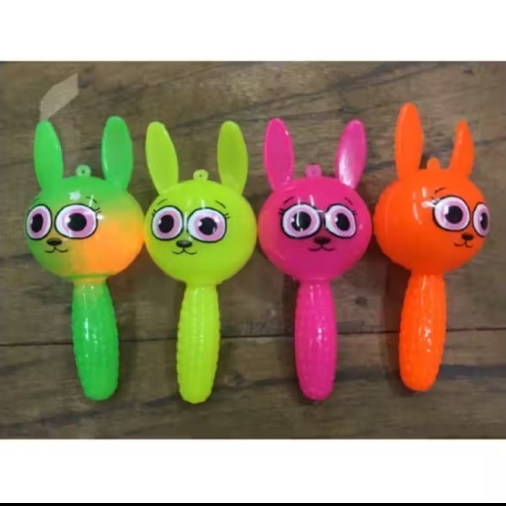 Mainan Bayi Karet Rubber Bunyi Lampu