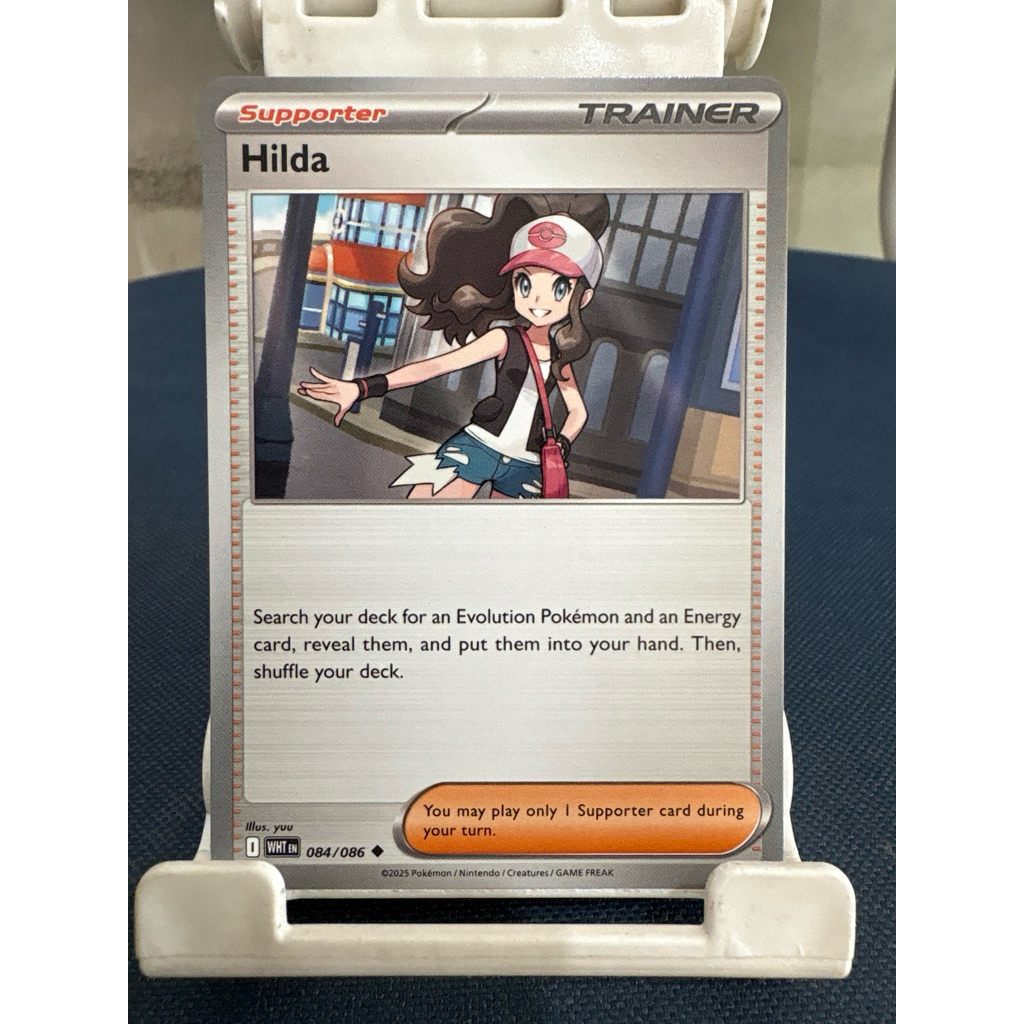 kartu pokemon original Hilda Wht 084/086