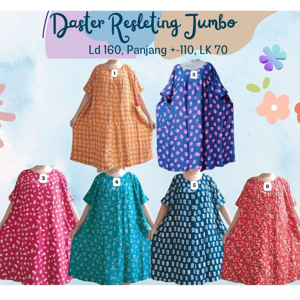 Daster Resleting Jumbo LD 160