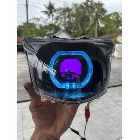 REFLEKTOR LAMPU DEPAN BILED MATRIX X1 JUPITER MX KING 3 INCI SUPER TERANG