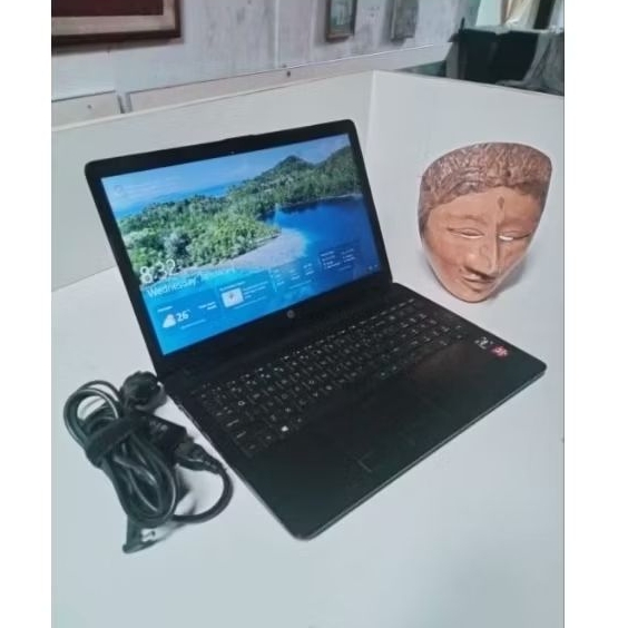 Laptop HP 15 Ryzen 3-2200 ram 4gb ssd 256gb