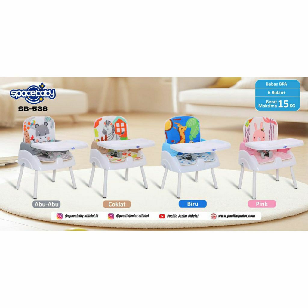 Spacebaby Baby Booster High Chair /Folding booster 536/ High Chair SB 925 / High Chair SB 917 / Baby