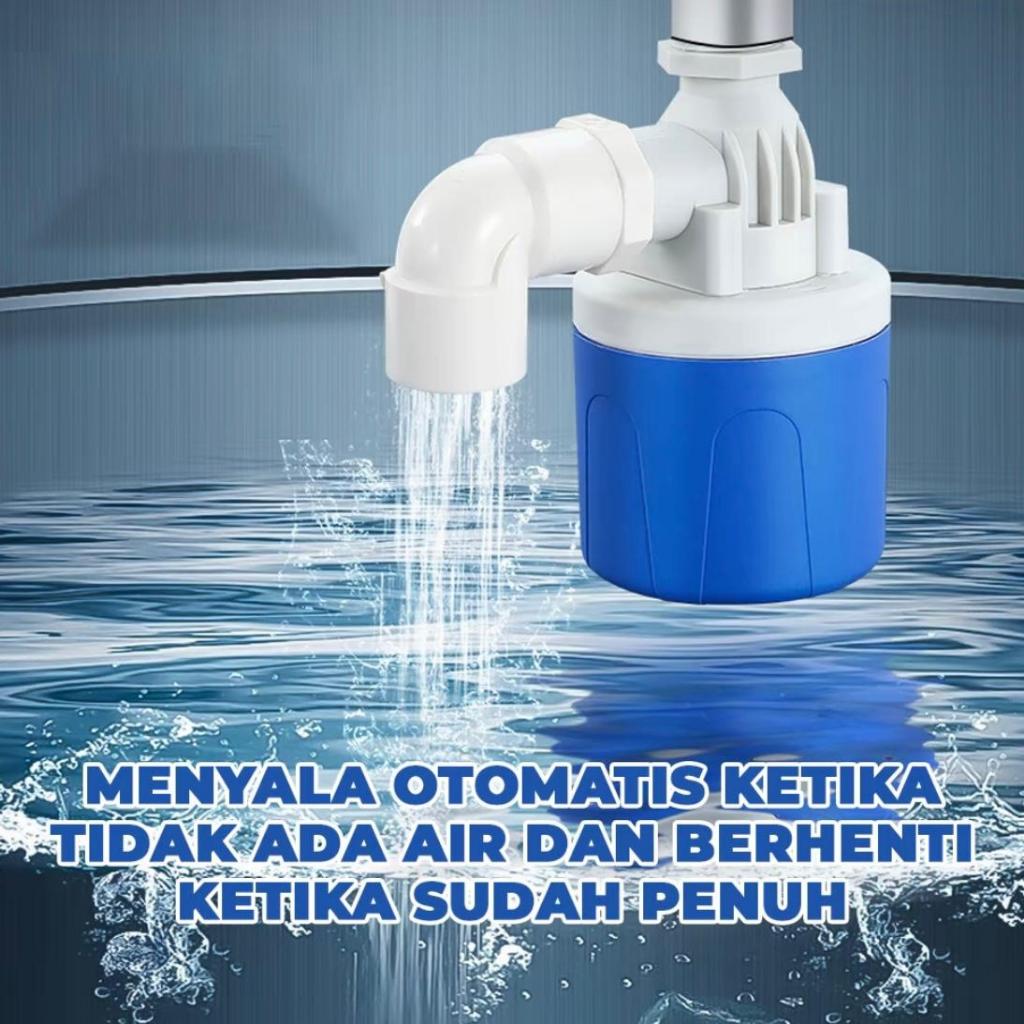 Kran Otomatis Bak Mandi 3/4 inch Kran Water Control Bak Sensor Keran Tandon Air Pelampung Otomatis