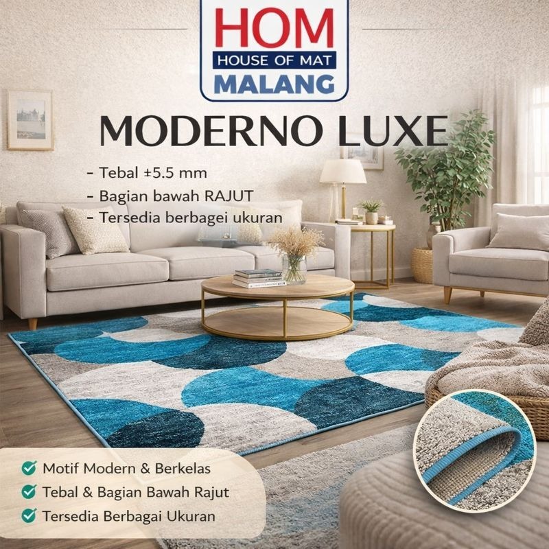 HOM Malang | Karpet Lantai Jumbo | Karpet Ruang tamu Moderno Luxe 230 X 310