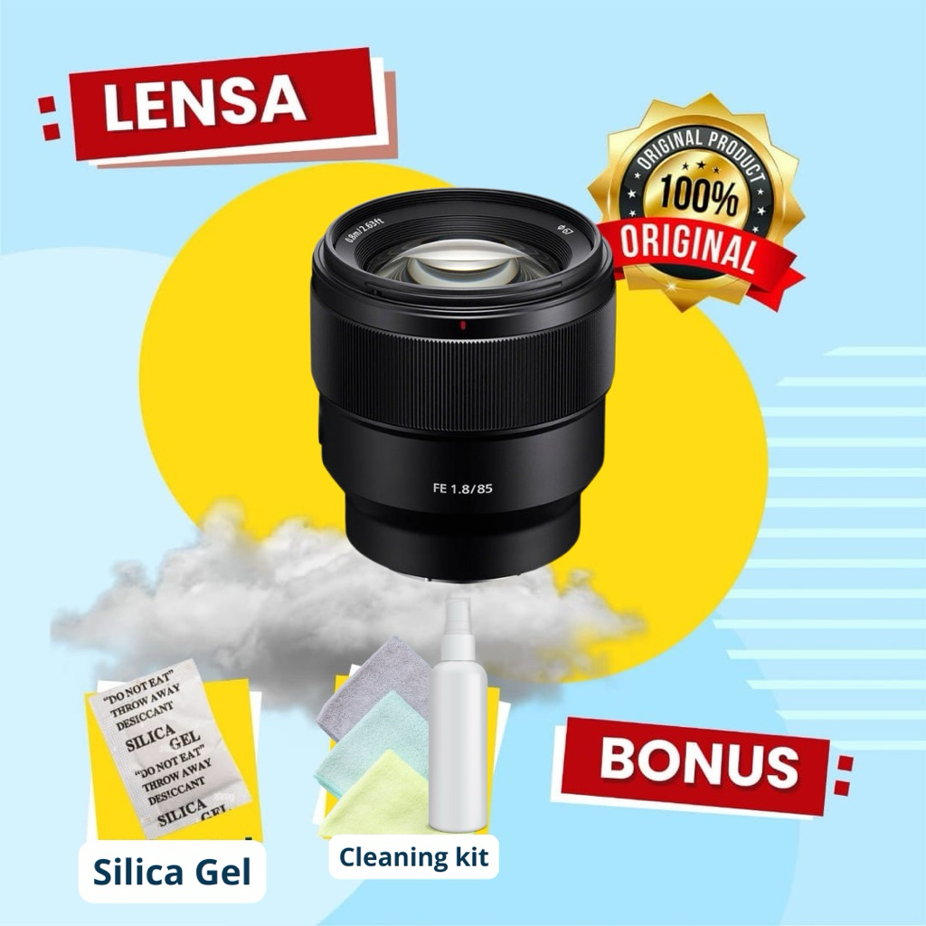 LENSA SONY FE 85mm UNTUK FULL FRAME SIAP PAKAI