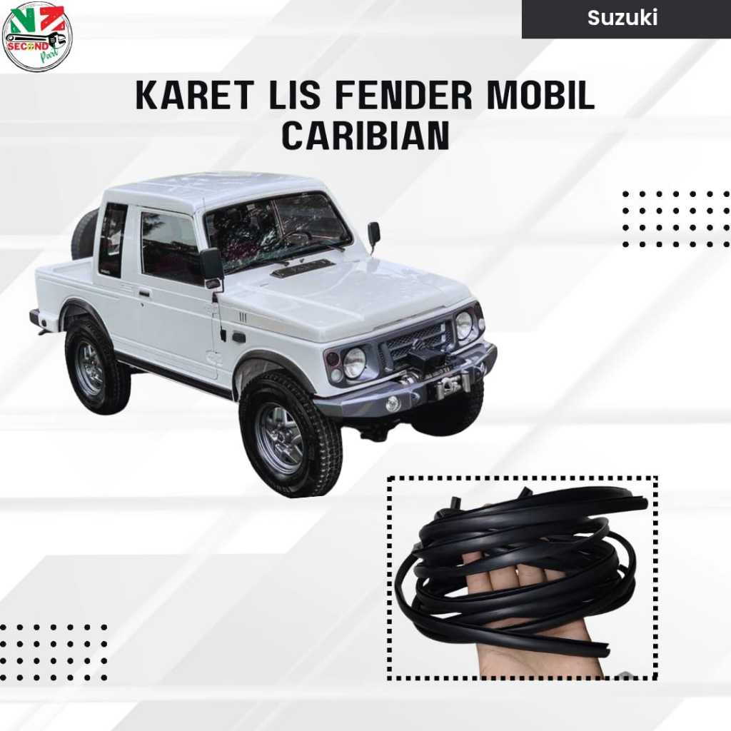 Karet Lis Fender Suzuki Caribian | Karet Fender Mobil | Pelindung Body