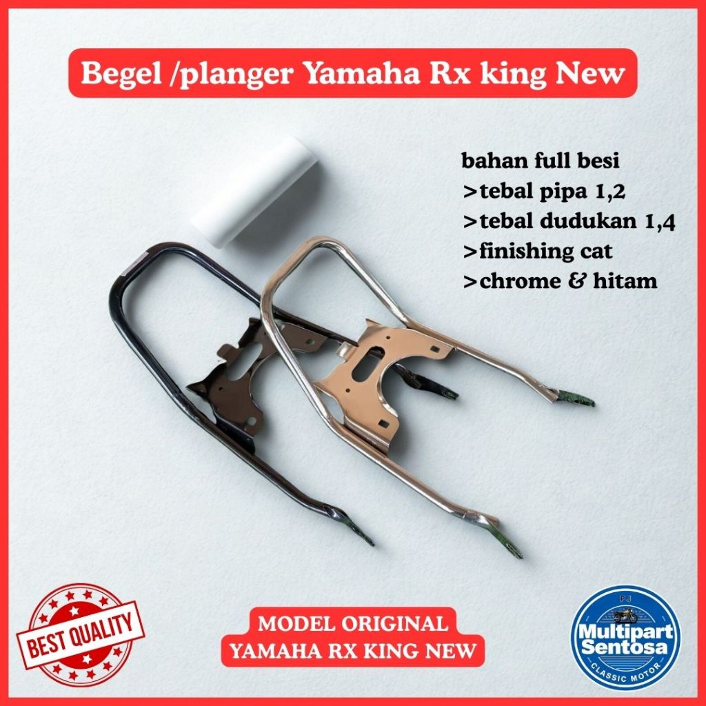 Begel Yamaha Rx King New Behel Yamaha Rx King New Planger Behel Rx New 2002-2004 Chrome Dan Hitam