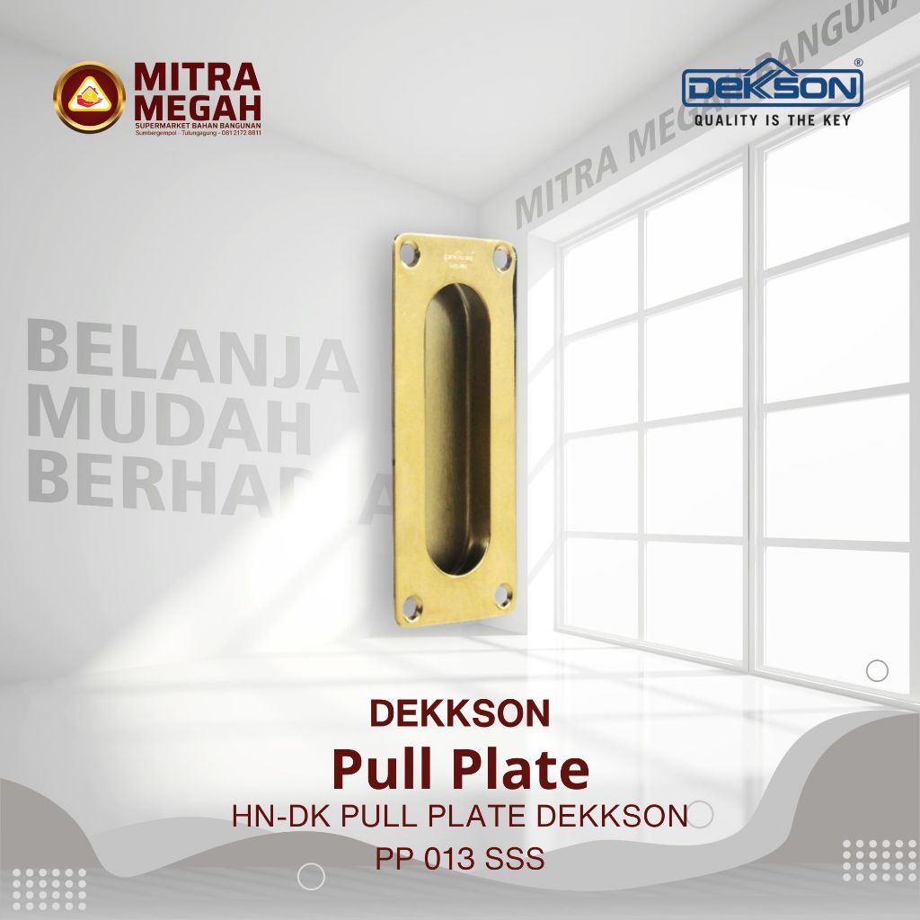 DEKKSON PULL PLATE PP 013 SSS