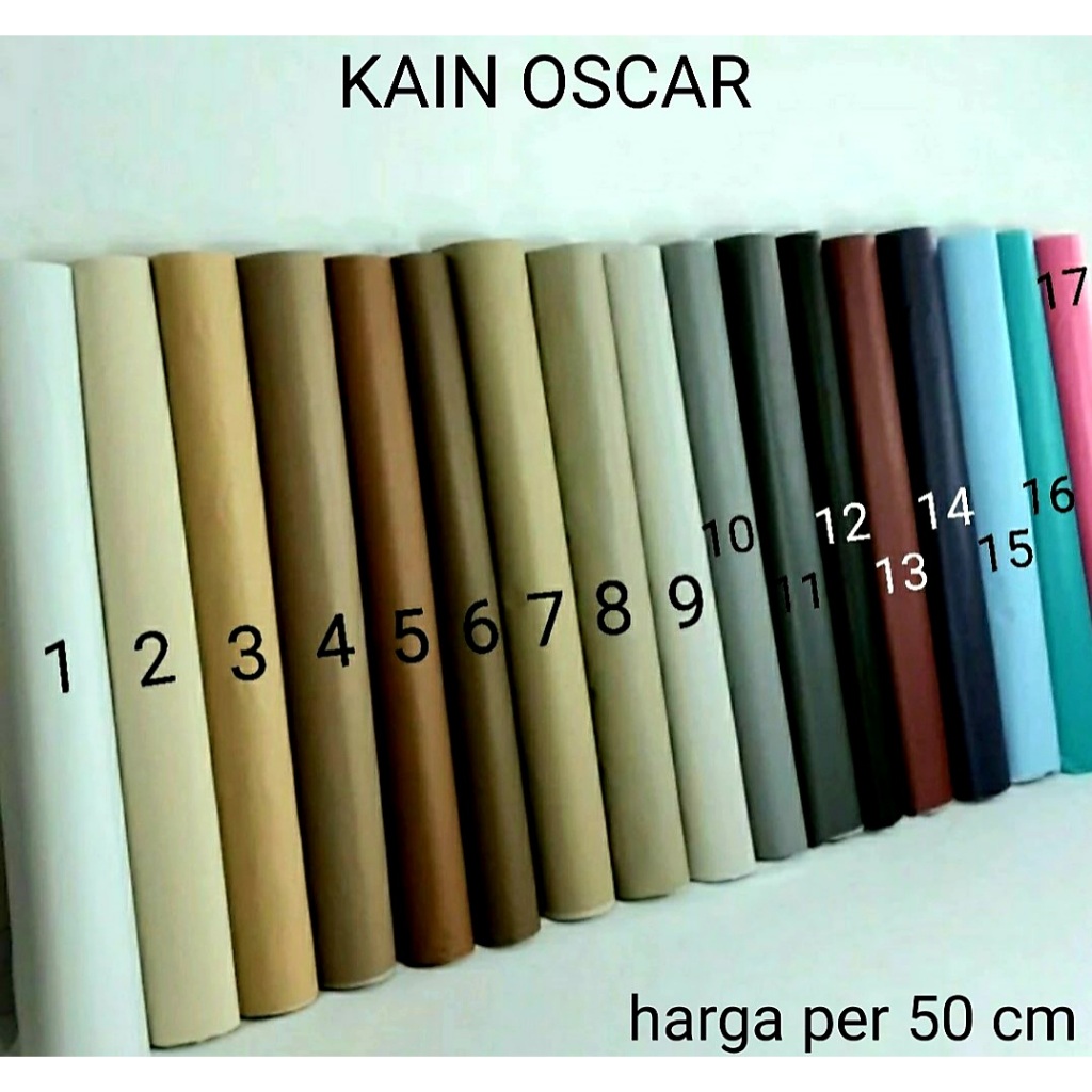 kain oscar meteran / kulit sintetis / spons