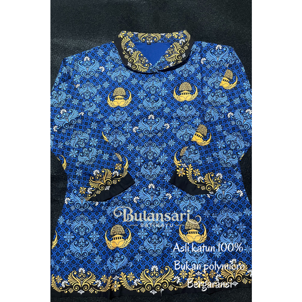 KORPRI WANITA Bulansari Batik Ayu Batik Korpri  baju batik pria slimfit premium lapis furing kemeja 
