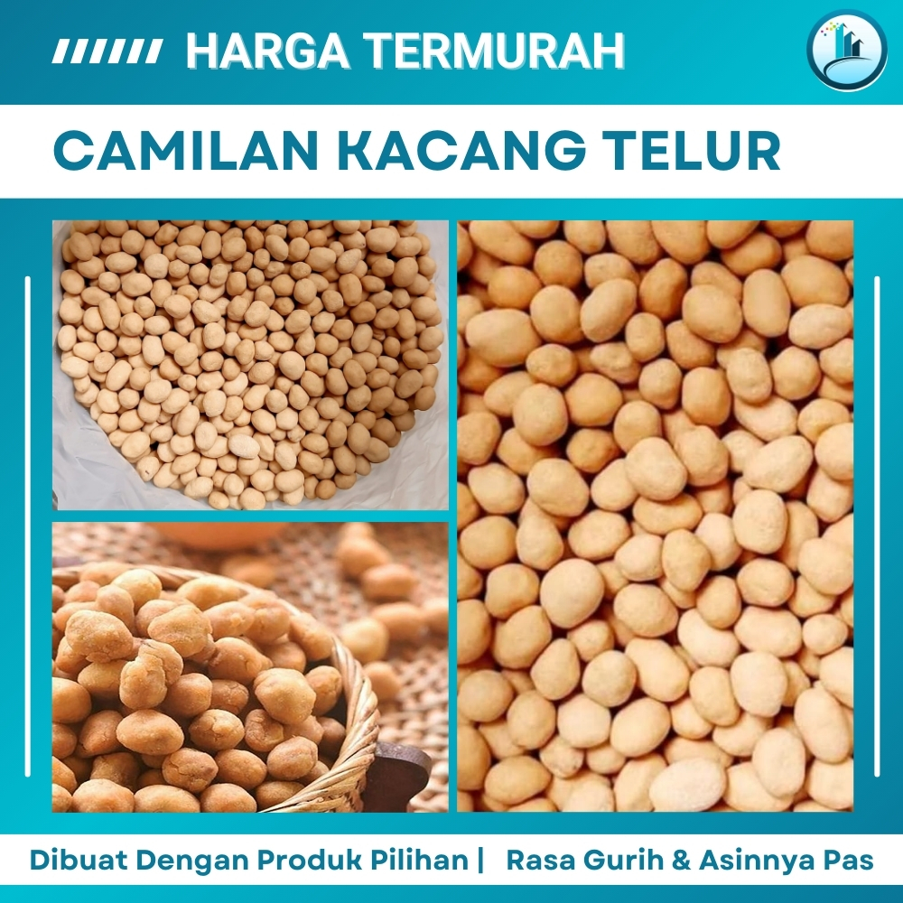 Snack Kacang Sangrai Asin Kacangan Bali Bawang Kacang Atom Telur Oven Kacang Telor Manis Gurih