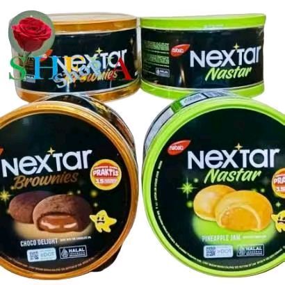 NEXTAR KALENG RASA NANAS | NEXTAR KALENG RASA COKLAT NETT 171 GR ROTI KALENG LEBARAN