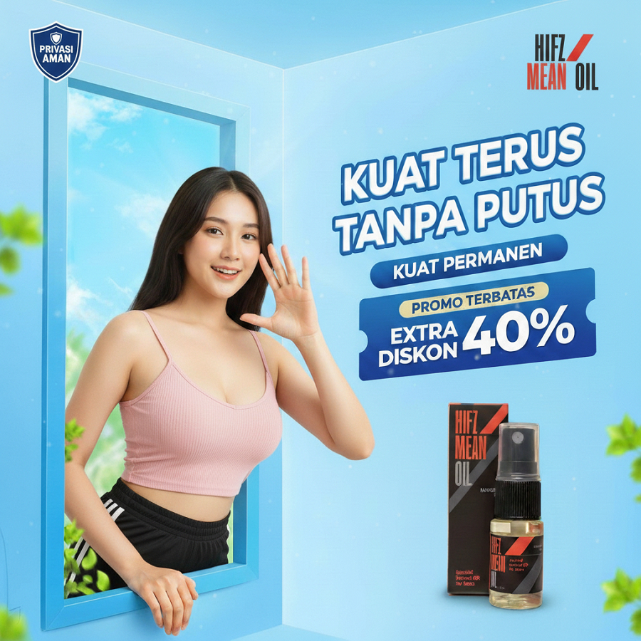 Hifz Mean Oil Minyak Kuat Pria Oles Tahan Lama | Herbal Jahe Lavender | Tidak Kebas & Aman | Solusi 
