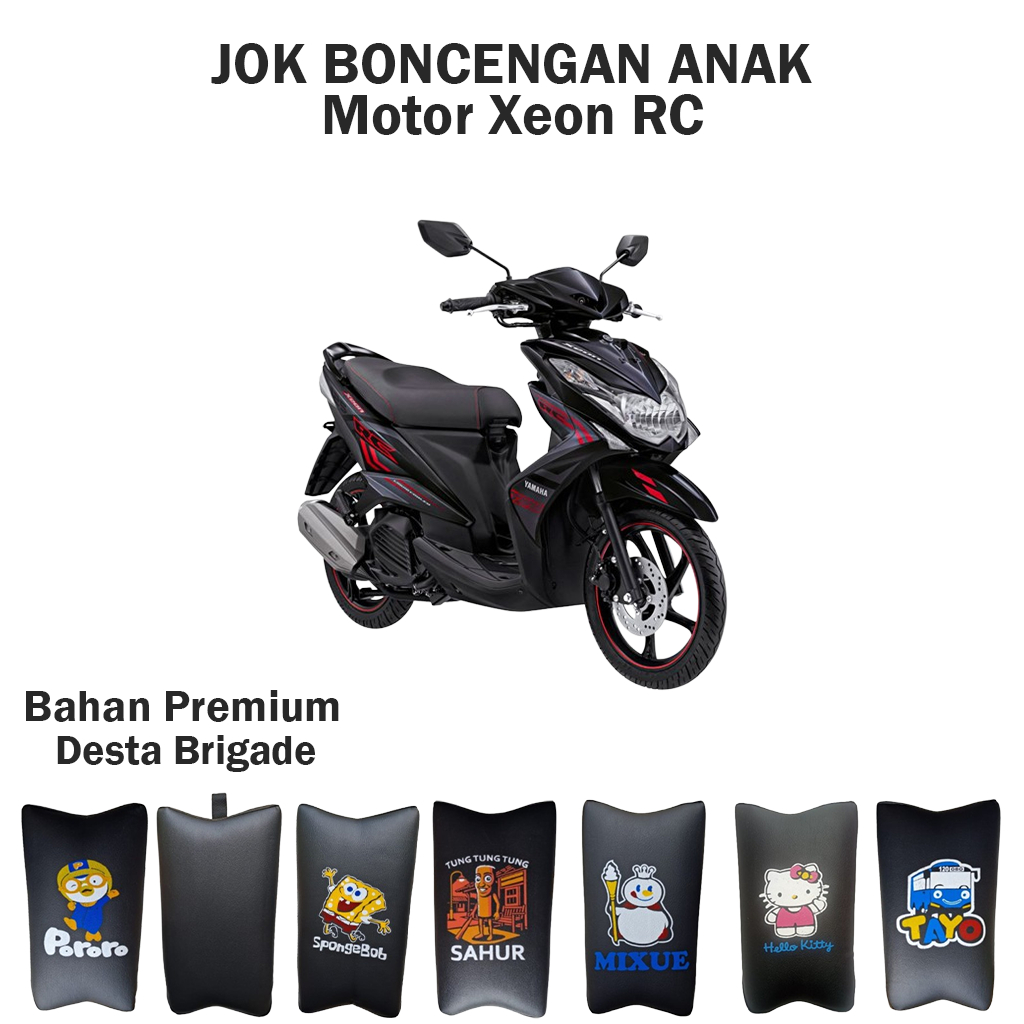 Jok Tambahan Boncengan Anak Motor Xeon RC – Rangka Kayu Kuat
