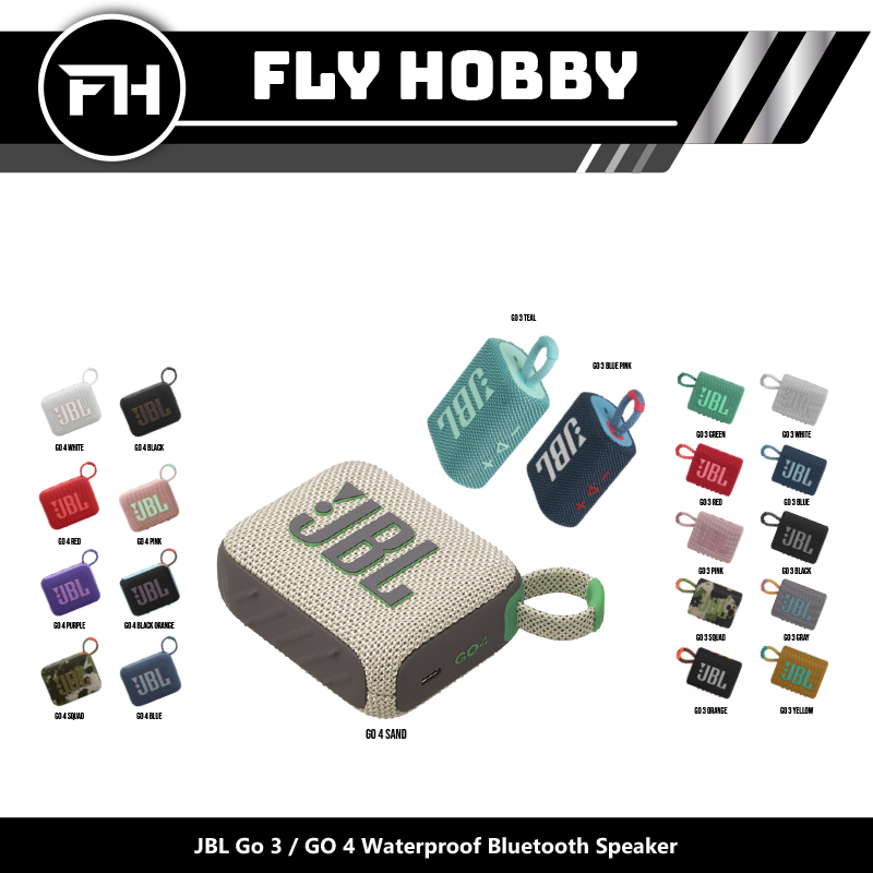 JBL Go 3 /JBL Go 4  Portable Waterproof Bluetooth Speaker ORIGINAL