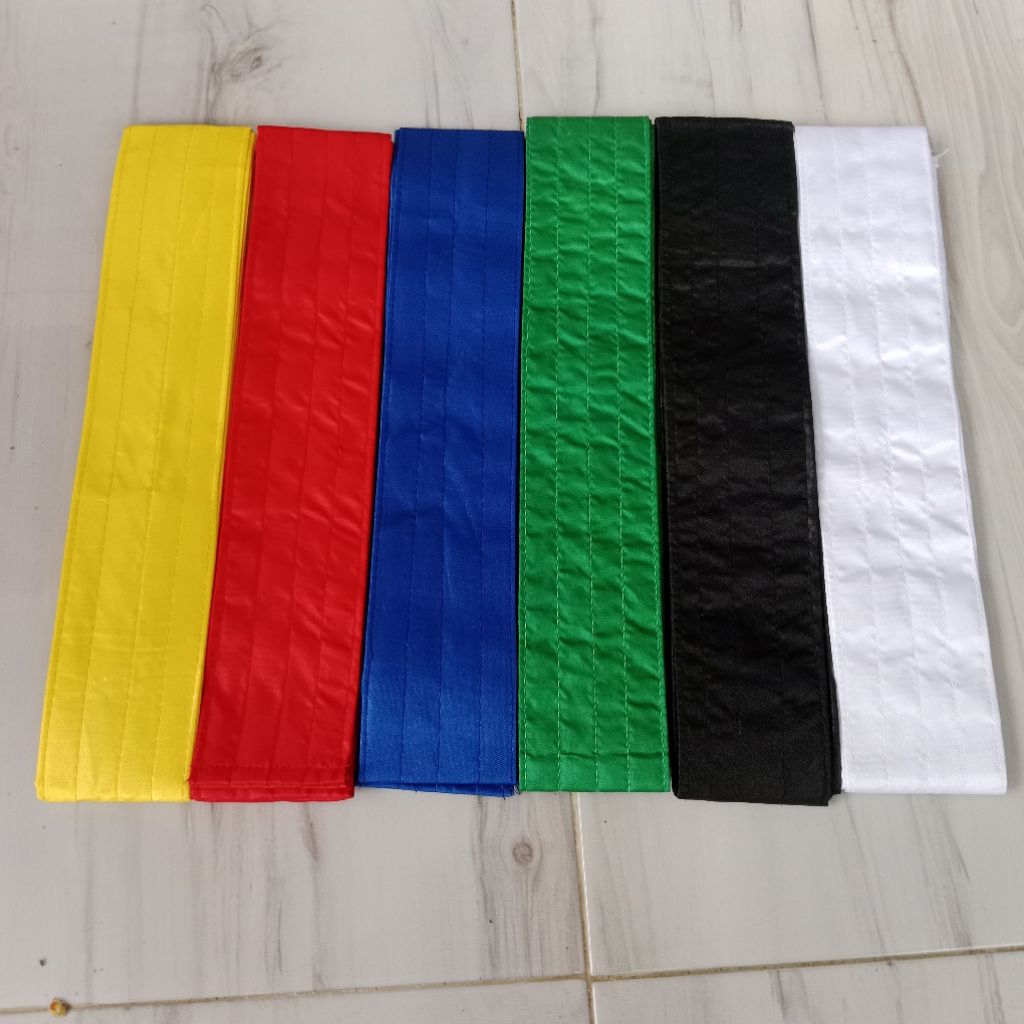 Sabuk Pencak Silat Lebar 6 cm Polos/Sabuk Silat